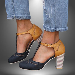Retro Pumps med T-rem