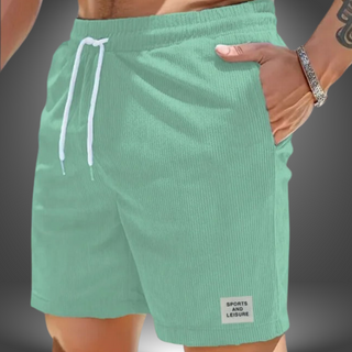 Ribstrikkede Sommer Shorts