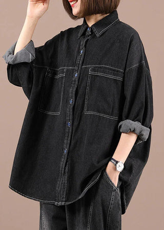 Oversized Denimskjorte
