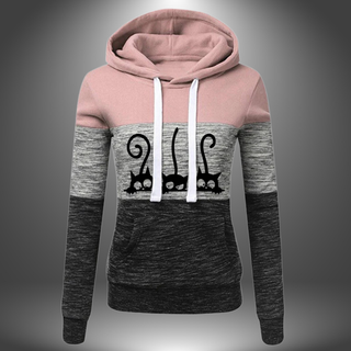 Kattemotiv Hoodie