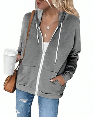 Komfort Lynlås Hoodie