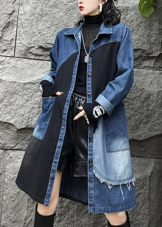 Farvet Denim Jakke