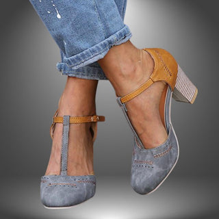 Retro Pumps med T-rem