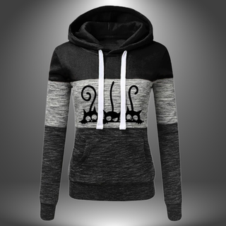 Kattemotiv Hoodie