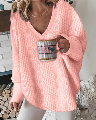Kabelstrikket Hygge Sweater