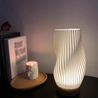 Bølgede Bordlamper