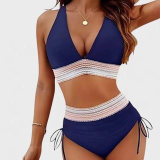 Bikini Sæt Korte Stropper