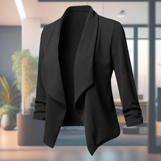 Åben Blazer | Vinrød | Komfort og Elegance til Hverdag og Kontor