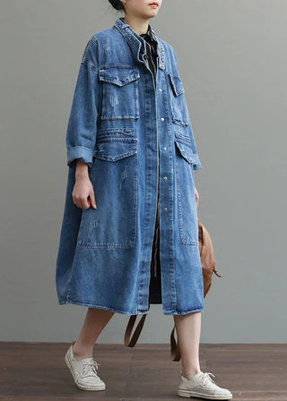 Lang Denim Jakke