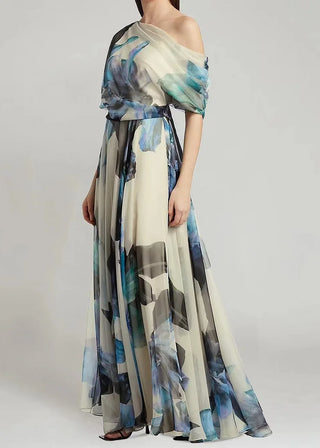 Blomster Off-Shoulder Kjole
