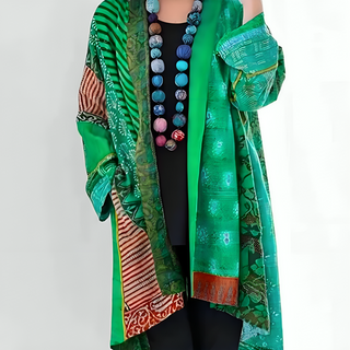 Mønstret Kimono