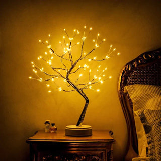 Lysende Træ LED Lampe