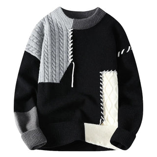 Patchwork striktrøje