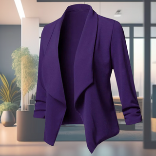 Åben Blazer | Vinrød | Komfort og Elegance til Hverdag og Kontor