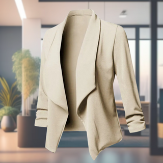 Åben Blazer | Vinrød | Komfort og Elegance til Hverdag og Kontor