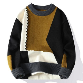 Patchwork striktrøje