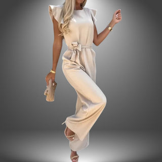 Elegant Jumpsuit med Flæsedetaljer