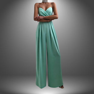 Elegant Jumpsuit med V-udskæring