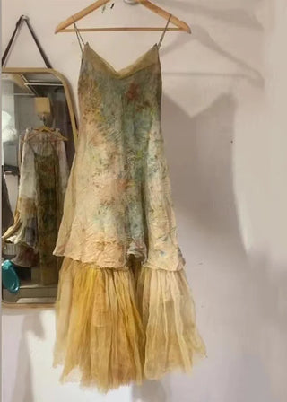 Lagdelt Boho Kjole