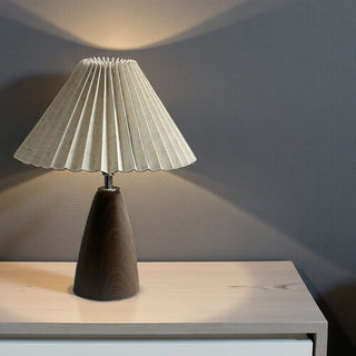 Træbaseret LED Bordlampe