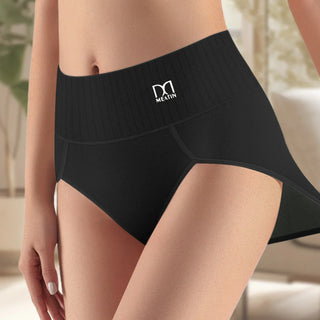 Højtaljet Shapewear med Rib Design