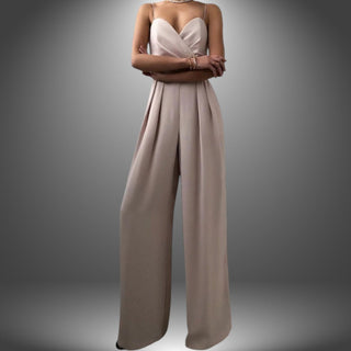 Elegant Jumpsuit med V-udskæring