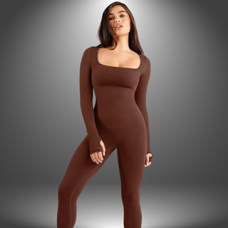 Ribbed Jumpsuit Komfort og Stil