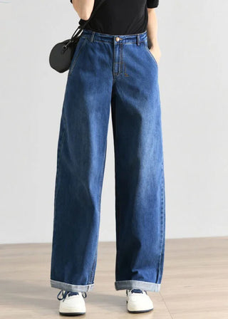Bredde Jeans med Høj Talje