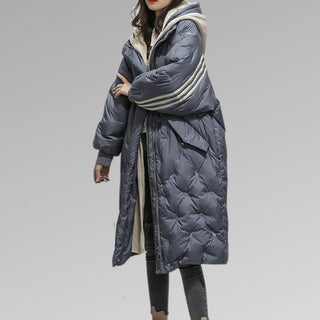 Lang Oversized Dynejakke