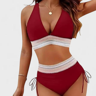Bikini Sæt Korte Stropper