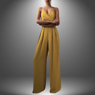 Elegant Jumpsuit med V-udskæring