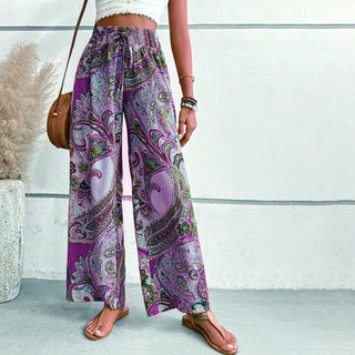 Paisley Bukser | Boheme Stil | Let & Farverig Sommerkomfort