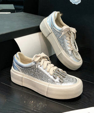Glitrende Sneakers Stilfulde og Komfortable