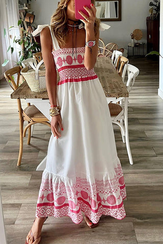Smock Sommerkjole med Mønster