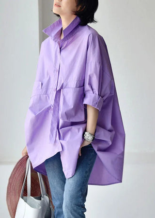 Oversize Bomuldsskjorte