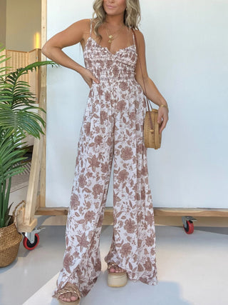 Blomstrende Sommerjumpsuit