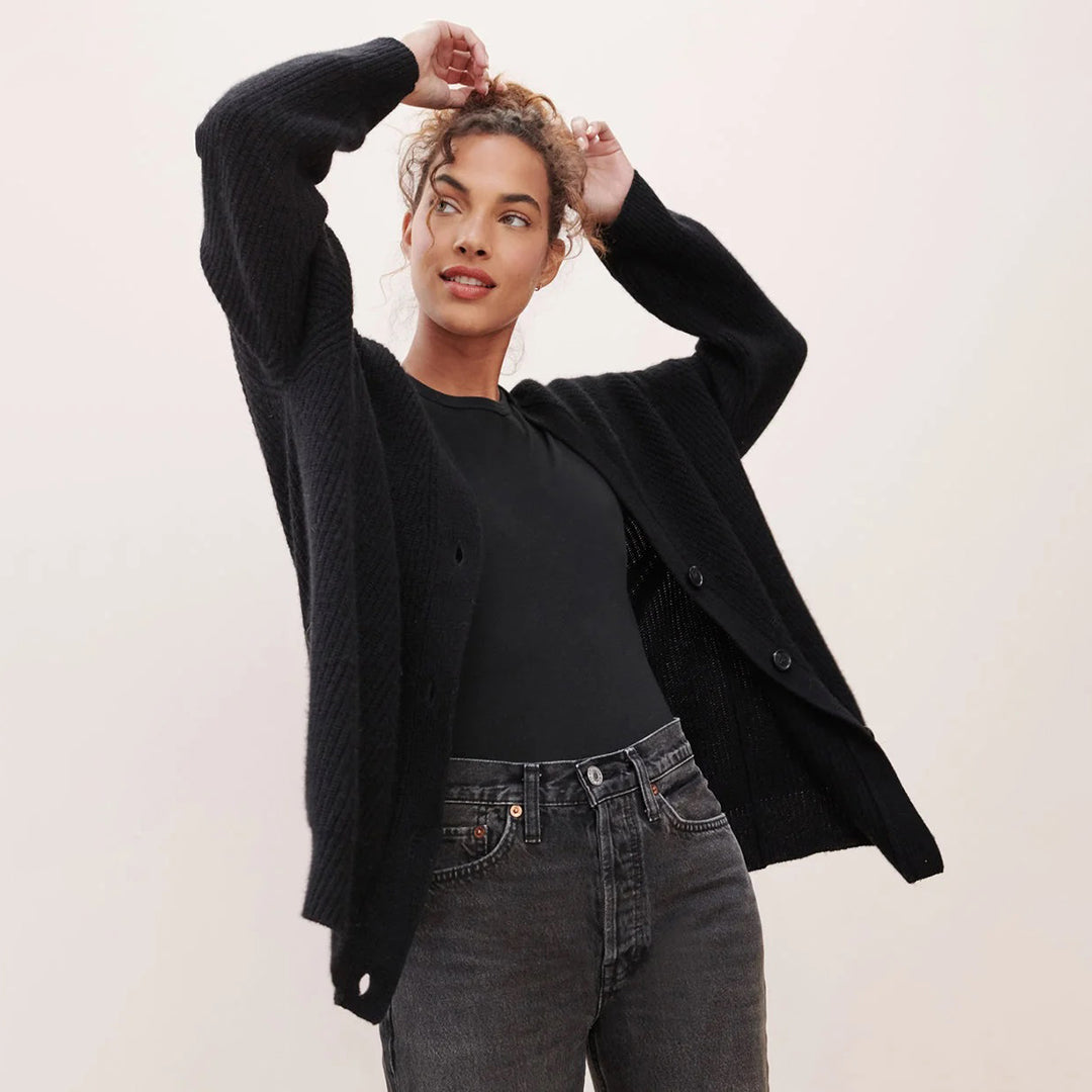 Cozy Strikket Cardigan | Alsidigt Lag | Komfortabel Pasform