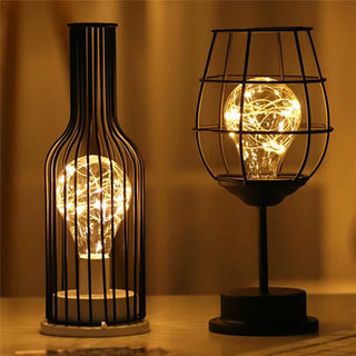 Gitter LED Bordlampe