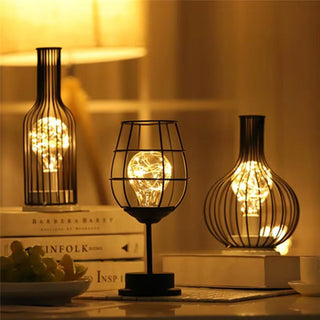 Gitter LED Bordlampe