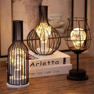 Gitter LED Bordlampe
