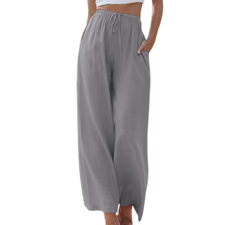 Ella Wide-Leg Hørbukser | Åndbare & Stilfulde | Perfekt til En Ubesværet Look