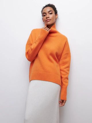 Rullekrave Sweater | Oversized | Varm og Elegant