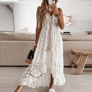 Blondekjole | Hvid Sommerkjole | Let og Feminint Design