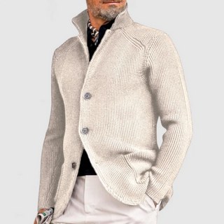Strikket Cardigan med Knapper