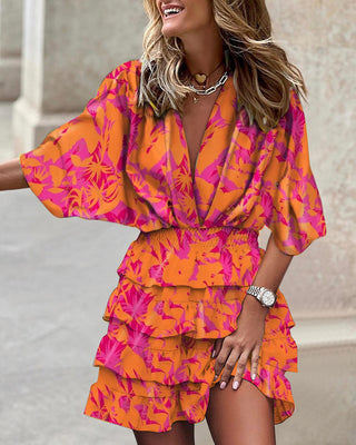 Festlig Playsuit med Flæser