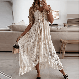 Blondekjole | Hvid Sommerkjole | Let og Feminint Design