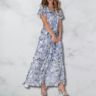 Blomstrede Maxikjole