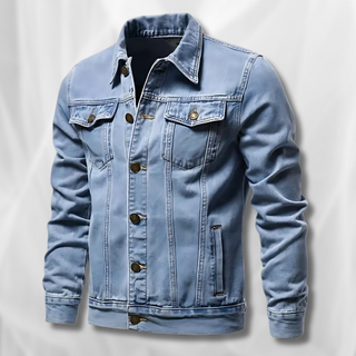 Klassisk Denimjakke med Stretch