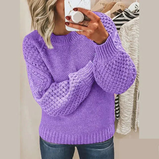 Chunky sweater med struktur