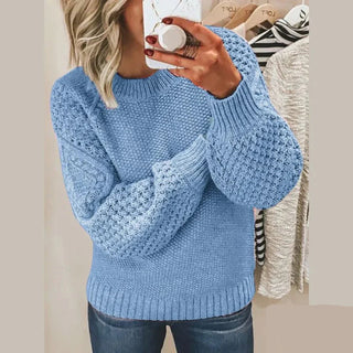 Chunky sweater med struktur